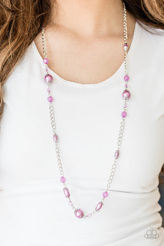Paparazzi Necklace - Magnificently Milan - Purple