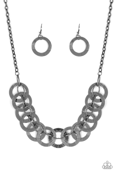 Paparazzi Necklace - The Main Contender - Black