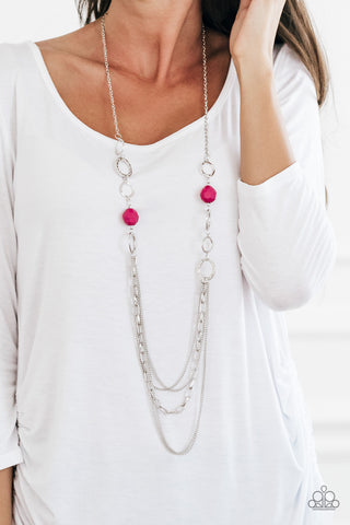 Paparazzi Necklace - Margarita Masquerades - Pink