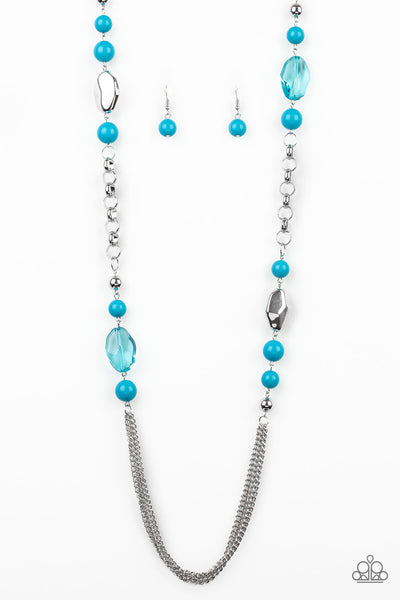 Paparazzi Necklace - Marina Majesty - Blue