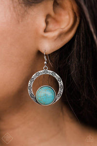 Paparazzi Earring - Mesa Mood - Blue