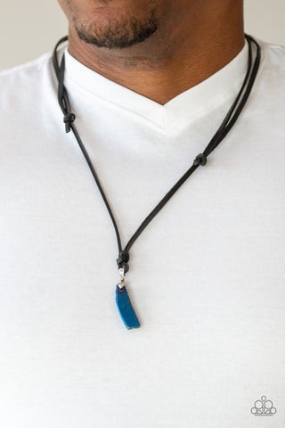 Paparazzi Urban Collection - Am I Meteorite? - Blue Necklace