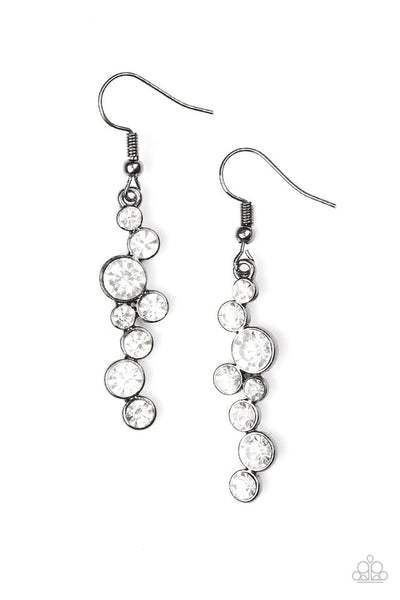 Paparazzi Earring - Milky Way Magnificence - Black