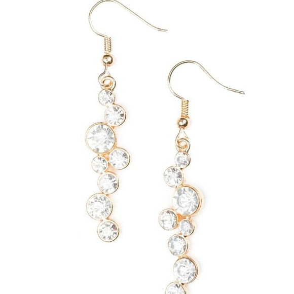 Paparazzi Earring - Milky Way Magnificence - Gold