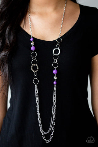 Paparazzi Necklace - Modern Motley - Purple