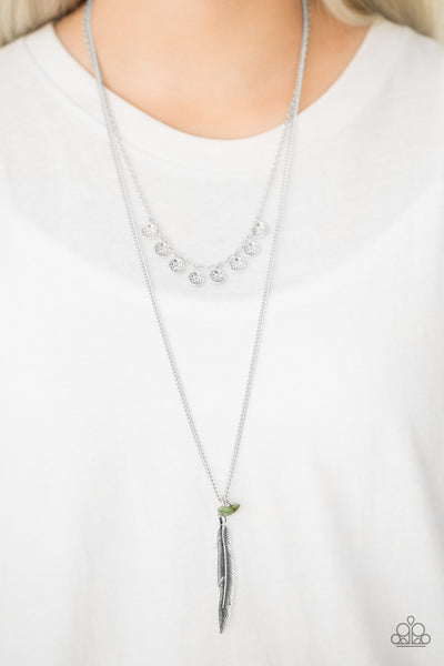 Paparazzi Necklace - Mojave Musical - Green