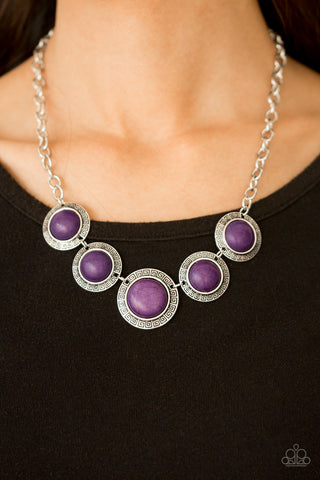 Paparazzi Necklace - Mountain Roamer - Purple