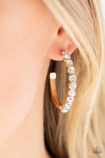 Paparazzi Earrings - My Kind of Shine - Gold