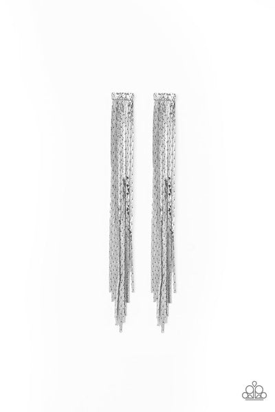 Paparazzi Earring - Night at the Oscars - Silver