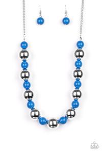 Paparazzi Necklace - Top Pop - Blue