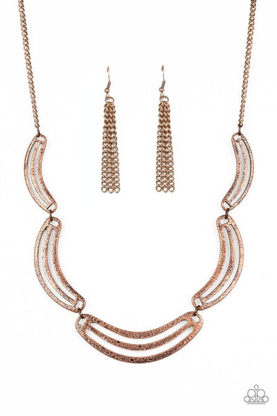 Paparazzi Necklace - Palm Springs Pharaoh - Copper