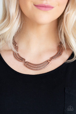 Paparazzi Necklace - Palm Springs Pharaoh - Copper