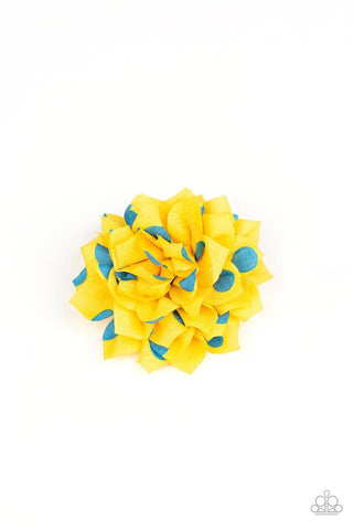 Paparazzi Hair Accessory - Polka Perfection - Yellow