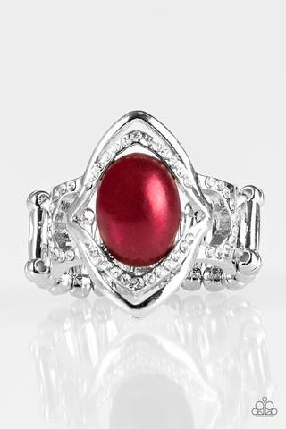Paparazzi Ring - Positively Posh - Red