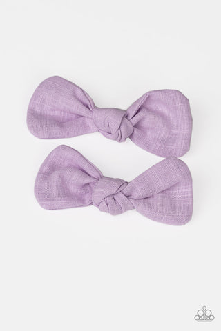 Paparazzi Hair Accessory - Little Bow Peep - Purple