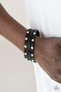 Paparazzi Bracelet - Radical Raider - Black Urban Wrap