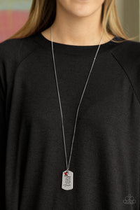 Paparazzi Necklace - Home of the Free - Red