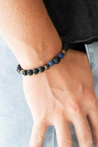 Paparazzi Bracelet - Remedy - Multi Blue Black Urban