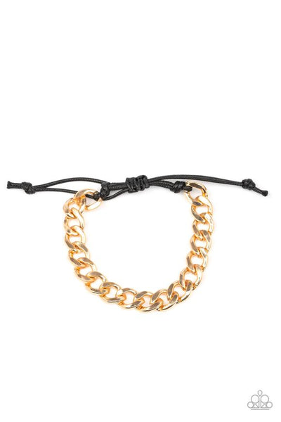 Paparazzi Bracelet - Renegade - Gold Urban