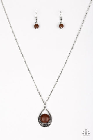 Paparazzi Necklace - Rio Resplendence - Brown