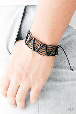 Paparazzi Bracelet - Rise To The Bait - Black Urban