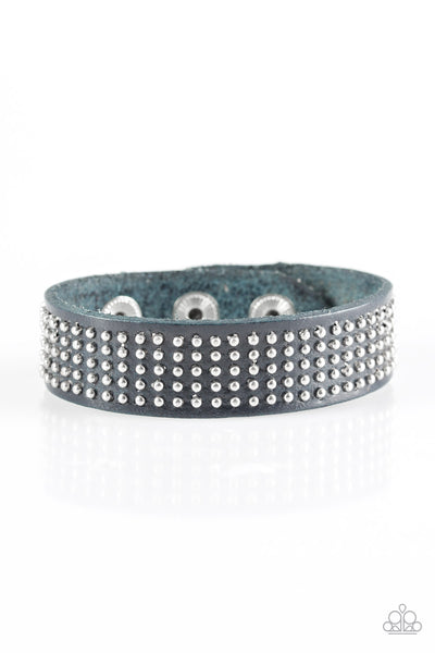 Paparazzi Bracelet - Road Pilot - Blue Urban Wrap