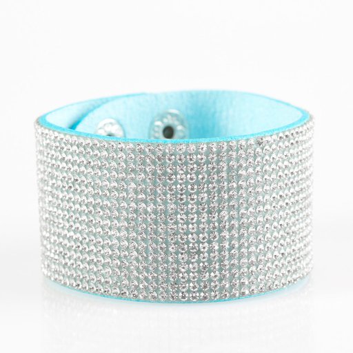 Paparazzi Bracelet - Roll With The Punches - Blue Urban Wrap