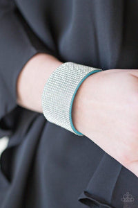 Paparazzi Bracelet - Roll With The Punches - Blue Urban Wrap