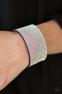 Paparazzi Bracelet - Roll With The Punches - Purple Urban Wrap