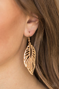 Paparazzi Earring - Come Home to Roost - Gold