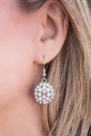 Paparazzi Earring - Runway Ready - White