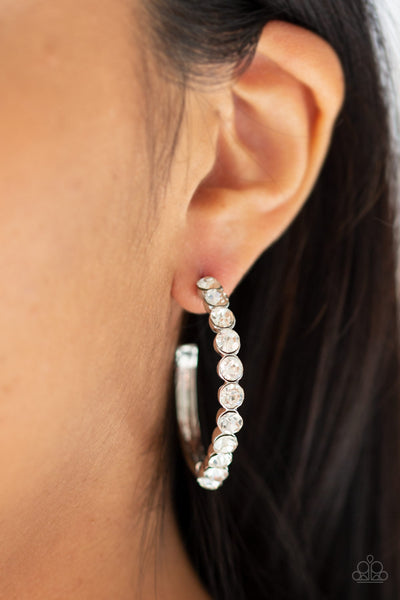 Paparazzi Earring - My Kind of Shine - White