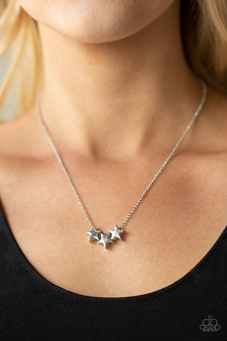 Paparazzi Necklace - Shoot For The Stars - Silver
