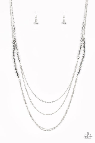 Paparazzi Necklace - Shimmer Showdown - Silver