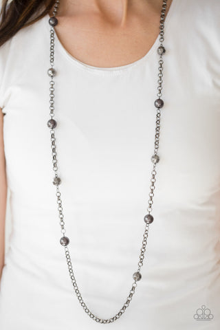 Paparazzi Necklace - Showroom Shimmer - Black
