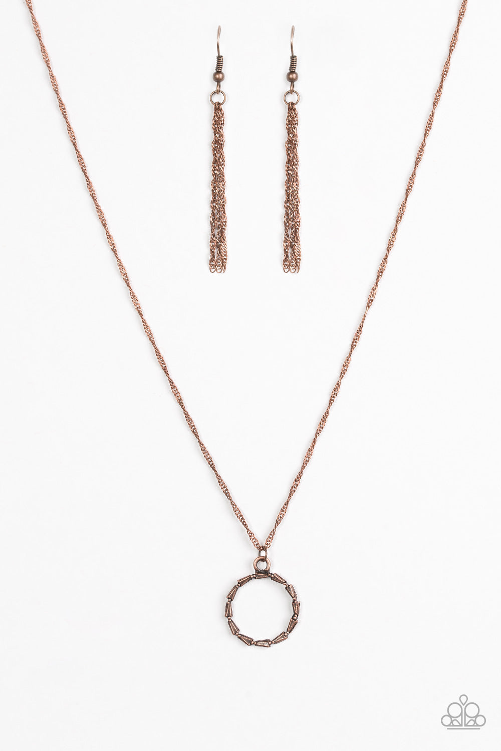 Paparazzi Necklace - Simply Simple - Copper