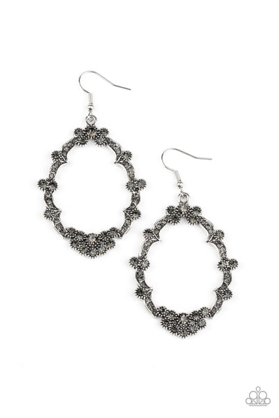 Paparazzi Earring - Sparkly Status - Silver