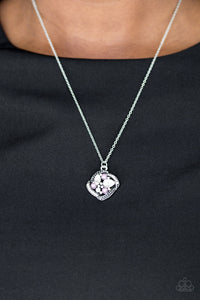 Paparazzi Necklace - Speaking of Timeless - Purple