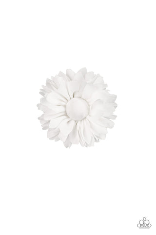 Paparazzi Hair Accessory - Springtime Sweetheart - White