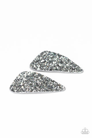 Paparazzi Hair Accessory - Squad Shimmer - Silver