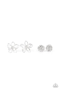 Starlet Shimmer Earring - Wire Flower & Metallic Ball