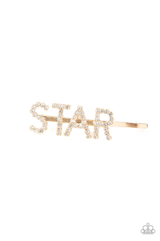 Paparazzi Hair Accessory - STAR In Your Own Show - Gold