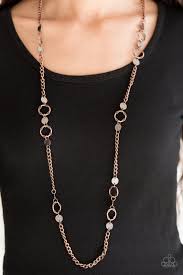 Paparazzi Necklace - Stylishly Steampunk - Copper