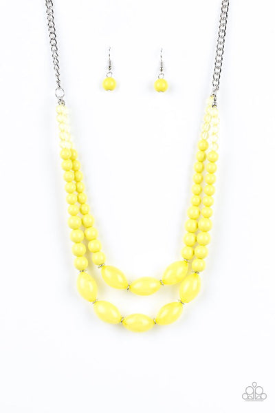 Paparazzi Necklace - Sundae Shoppe - Yellow