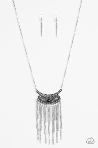 Paparazzi Necklace - Take Zen - Black