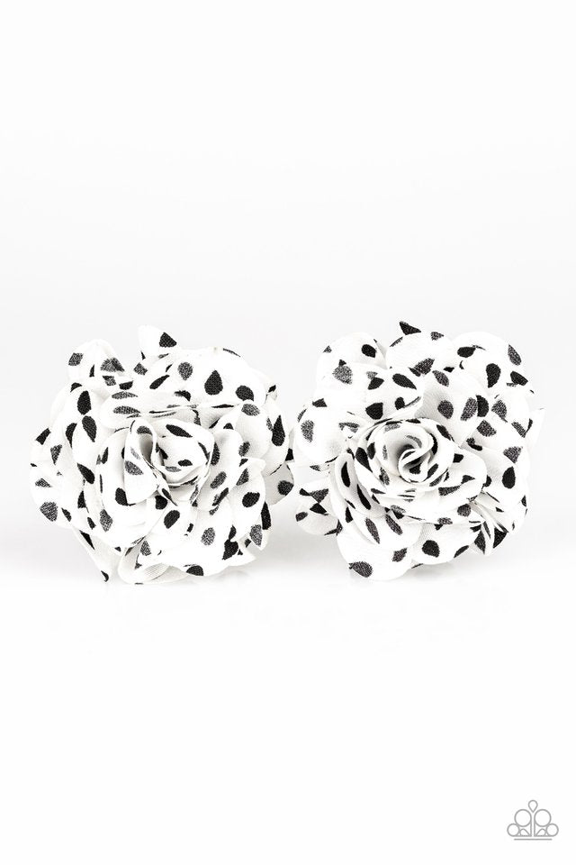 Paparazzi Hair Accessory - Tiny Tea Roses - White