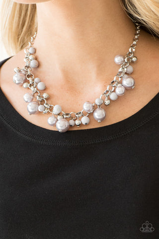 Paparazzi Necklace - The Upstater - Silver