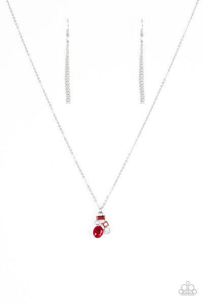 Paparazzi Necklace - Time To Be Timeless - Red