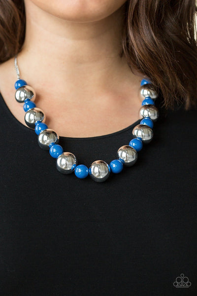 Paparazzi Necklace - Top Pop - Blue