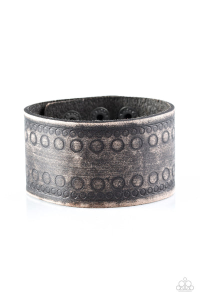 Paparazzi Bracelet - Tough Enough - Brown Urban Wrap